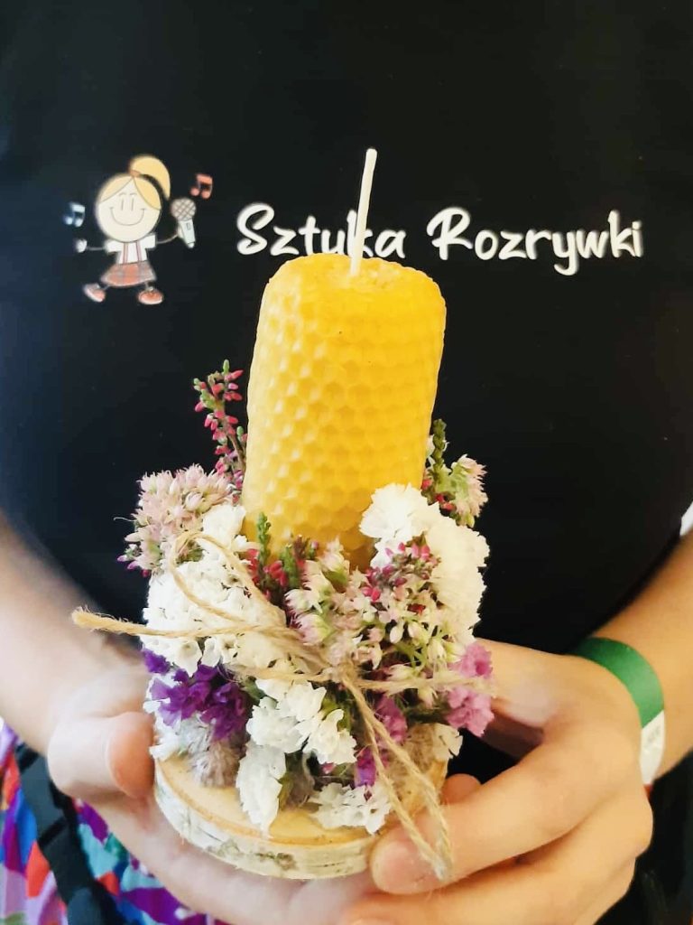 Praca wykonana na warsztacie dla dzieci